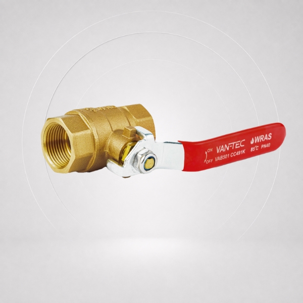 51 Bronze Two Piece Full Port Ball Valve PN40 - VAB501 - Image 1