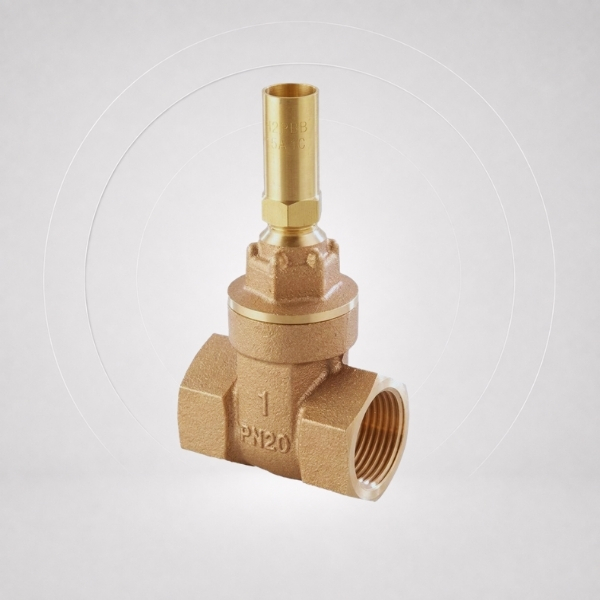 c1 (1) Bronze LockShield Gate Valve PN20 Non Rising Stem VAG402L - Image 1