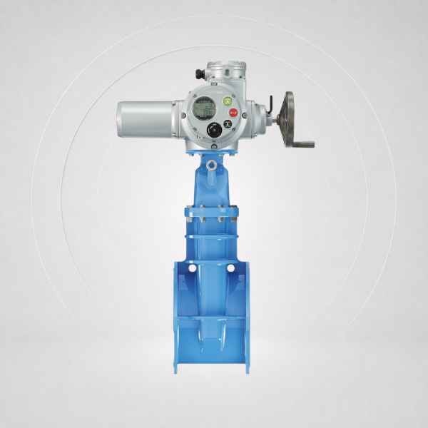 37 NRS Resilient Seated Gate Valve PN16 ELECTRIC ACTUATOR - VA3243E - Image 1
