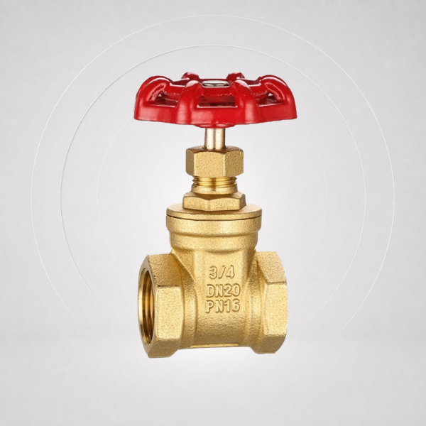 130 Brass Gate Valve PN16 Non Rising Stem - VAG403B - Image 1