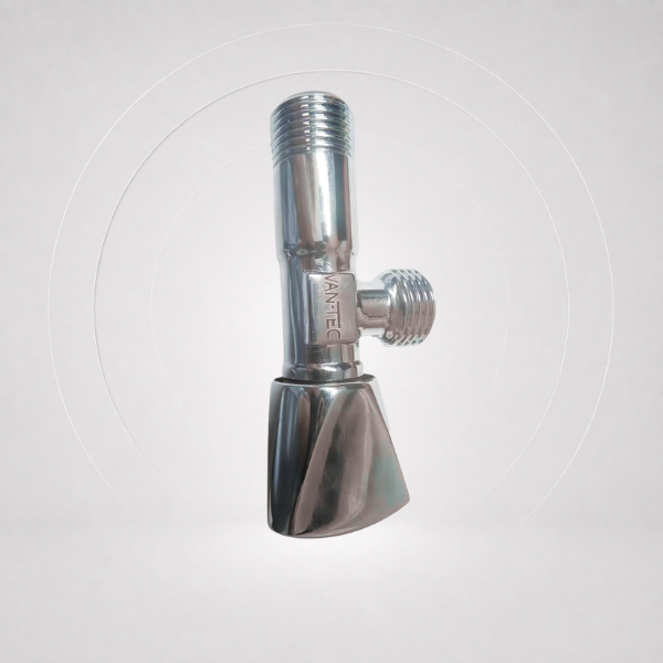 11104 CHROME-PLATED BRASS ANGLE ISOLATION VALVE - VA202 - Image 1